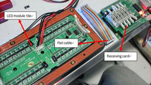 Welcher Teil der LED-Modul fliese schlägt fehl-treibende IC oder LED oder PCB