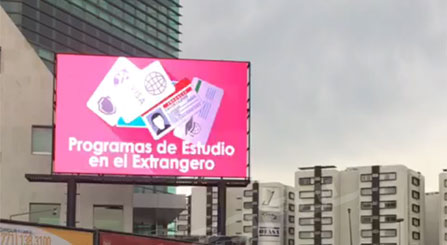 Mexiko Werbung LED Zeichen im Freien