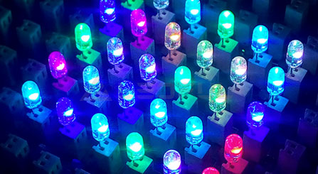 LED Display Lampe Perlen
