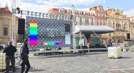 Tschechische Ereignis Vermietung LED Anzeige im Freien