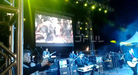 Mexiko Jazz Musik Event LED Bildschirm im Freien