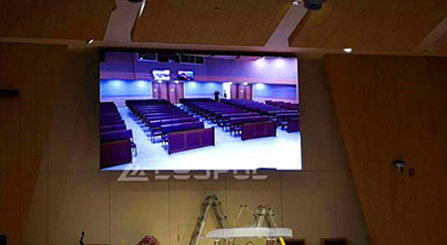 Südkorea Indoor Kirche Werbung LED Anzeige