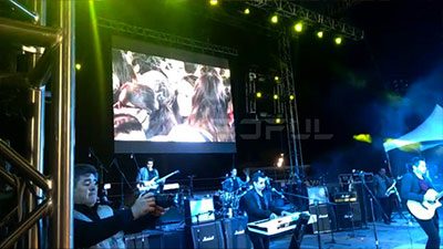 Mexiko Outdoor Jazz Musik Event LED-Bildschirm