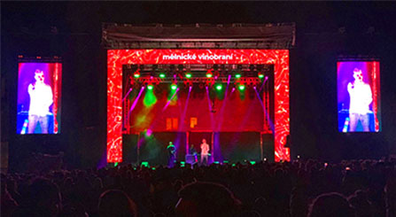 Tschechische Outdoor-Miet-Event-Bühne LED-Anzeige