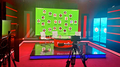 Nigeria Sports Broadcasting Studio kleiner Pitch LED-Bildschirm