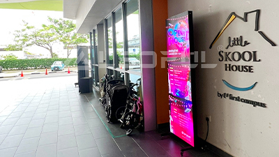 LEDFUL Indoor Special Design LPoster Plus Projekt in Singapur