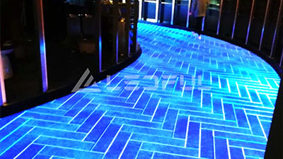 Boden-LED-Anzeige im Einkaufs zentrum