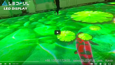 Indoor Interaktiver Boden LED-Bildschirm mit erstaunlicher Leistung
