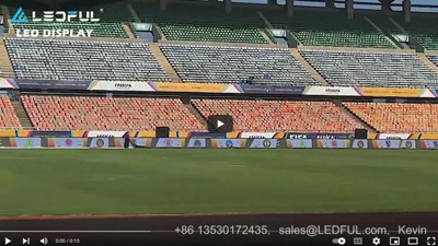 Tanzania National Stadium 250m Outdoor Perimeter LED-Bildschirm für den ersten AFL2